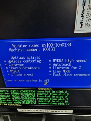 USED 2011 MYDATA MY100SXE-10