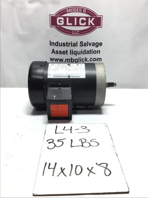 WorldWide Electric AT1.5-18-56CB Industrial Duty Fractional Motor 3PH 1.5HP