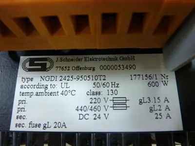 USED J SCHNEIDER NGDI 2425-950510T2