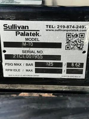 USED 2021 SULLIVAN PALATEK M-10