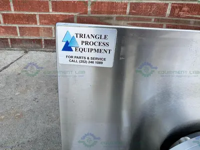 Used TRIANGLE PROCESS QUATTROFLOW Q4400SU 4-PISTON DIAPHRAGM PUMP W/ 3 HP MOTOR Diaphragm Pumps California US | Equipment Lab #1399318