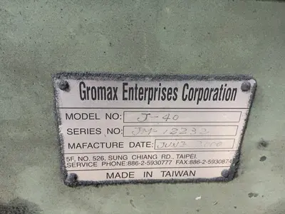 Used 2000 GROMAX ENTERPRISES CORP J40 Tool & Cutter Grinders Ohio US | HGR 24 #1518390
