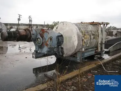 USED Buss ChemTech 100 Cu Ft Buss Rotary Vacuum Dryer, S/S