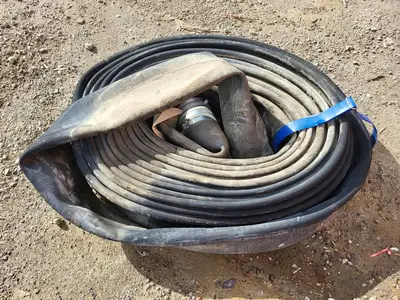 6" x 95 ft Prospector Water Suction and Discharge Hose Black, 150 psi