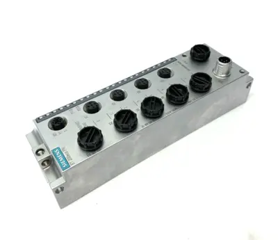 USED SIEMENS SIMATIC DP ET200ECO PN I/O MODULE 8 DIO, DC24V/1,3A