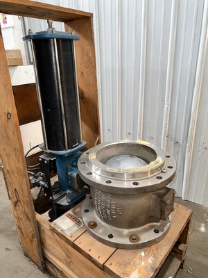 12" Dezurik VPB Stainless Steel V-Ball Control Valve , New Storeroom Spare