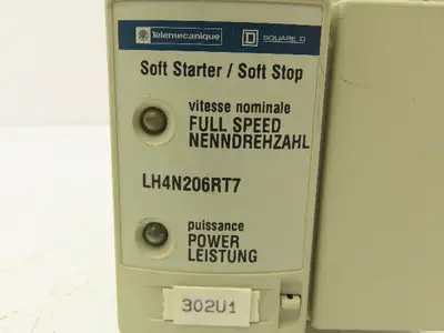Telemecanique LH4N206RT7 Soft Starter/Stop 4HP 3PH 480V 6.2A