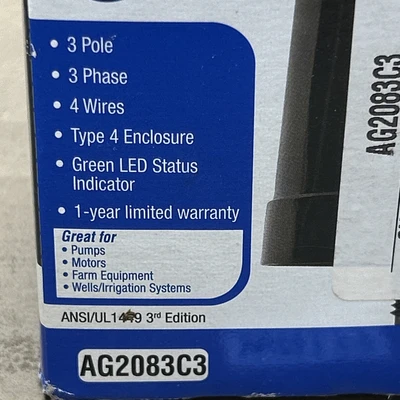 NEW Intermatic AG2083C3