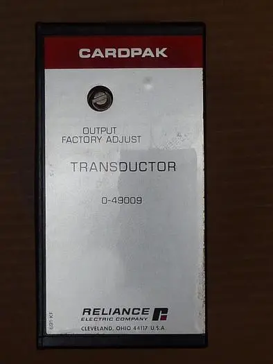 Used RELIANCE ELECTRIC 0-49009 Servo Drives | Ideal Machinery #663912