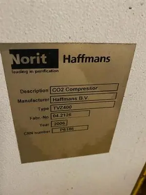 Compressor Room with Wittemann Hasselberg CO2 Packaged & Haffmans