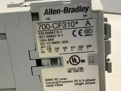 USED ALLEN BRADLEY 700-CF310 SER A