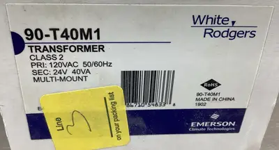 Used White Rodgers White Rodgers 90-T40M1 Transformers South Carolina US | Palmetto Automation #1160163