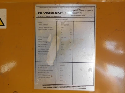 Used Olympian _UNKNOWN_ Generators Ohio US | Equipment Recovery Corp. #1330381