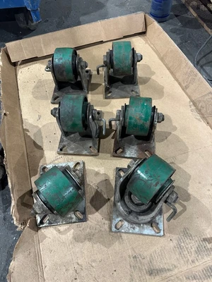 4 1/2" STEEL CASTERS