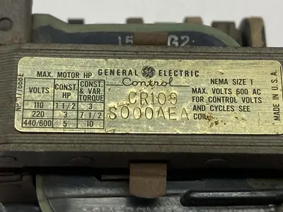 Used GE CR109S000AEA Industrial Controls Ohio US | Surplus Asset Holdings #1235414