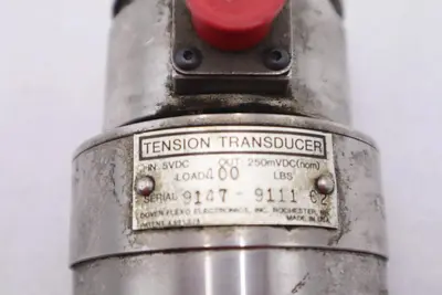 DOVER FLEXO ELECTRONICS TENSION TRANSDUCER LOAD 400LB STOCK #K-2397