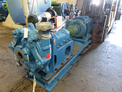 Goulds pump model 5500 Severe Duty Slurry pump size 3x4-17 material HC600 , Unused Spare Room