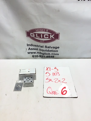 USED 🔩 BRAND: SUN HYDRAULICS – TRUSTED MANUFACTURER OF HIGH-PERFORMANCE HYDRAULIC COMPONENTS ⚙️ MODEL: GBP 1H59-AC – MANIFOLD SANDWICH VALVE WITH T PORT CONTROL NOTCH