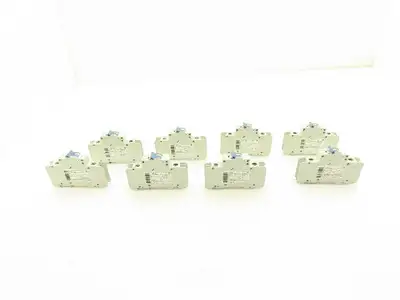 Allen Bradley 1489-A1C010 | 1489-A1C020 Circuit Breaker 1-Pole 1A/2A Lot of 8