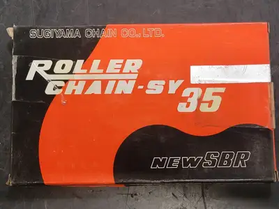 Riveted Roller Chain ANSI 35, 10FT, 3/8" Pitch