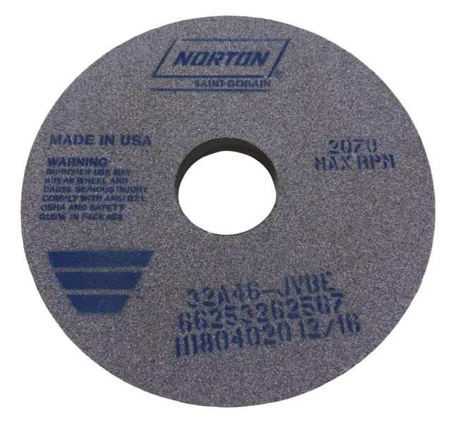 Norton 12" x 1" x 3" Surface Cylindrical Grinding Wheel 46 Grit Aluminum Oxide