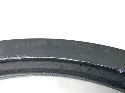 USED BROWNING V-BELT DOUBLE GROOVE SHEAVE PULLEY 1-7/16" BORE 18-3/4" O.D.