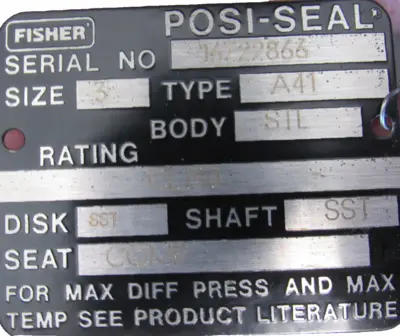 NEW FISHER ES65-4DSA/A ACTUATOR VALVE 3" TYPE A41 ES654DSAA