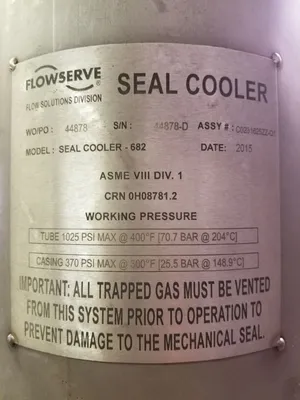 NEW API SEAL FLUSH PLAN 53 B