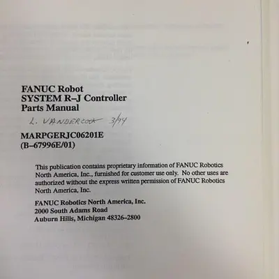 USED FANUC MARPGERJC06201E