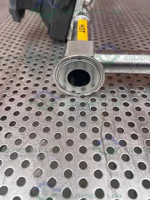 USED ITT PURE FLO 1-316L-SFV5-CWP150 3 -WAY DIAPHRAGM VALVE W/  1"  SANITARY FITTING