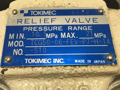 USED TOKIMEC TCG50-06-FEV-P7-H-14-S10