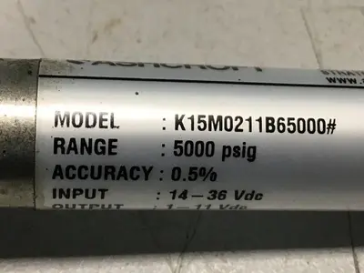 USED ASHCROFT K15M0211B65000