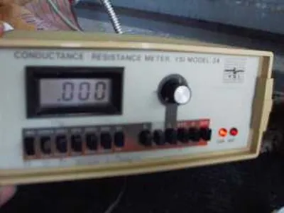 QTY. 1. YSI MODEL 34 CONDUCTANCE METER, WITH CHARG...