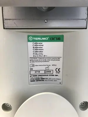 Used TERUMO CARDIOVASCULAR CDI-500 Gas Analyzers / Detectors North Carolina US | Denova Medical #1523893