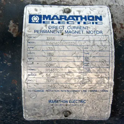 USED MARATHON ELECTRIC Z615 145TEFR5326