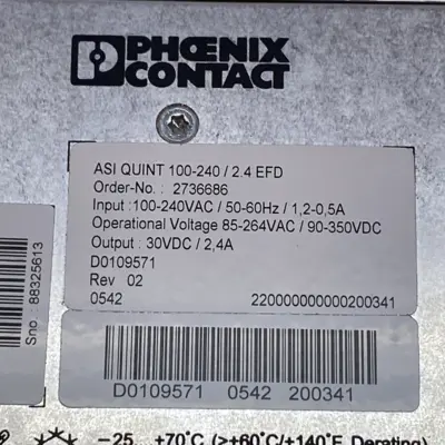 USED PHOENIX CONTACT ASI QUINT 100-240/2.4 EFD