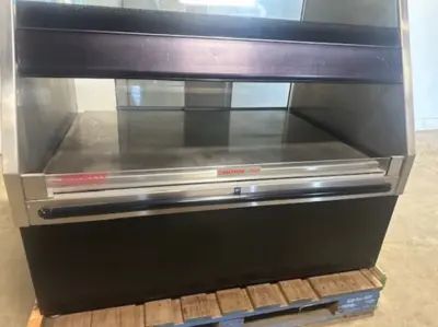 195-0011 Hardt 2 Tier Combo Zone Dual Service Hot Food Display Case