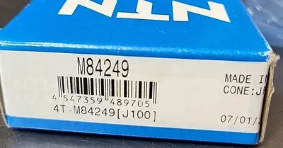 NTN Bearings M84249 Tapered Roller Cone Case Carburized Steel 1" Loc5