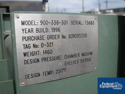 USED Stokes 12 Sq Ft Stokes Vacuum Shelf Dryer, S/S