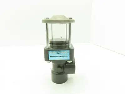 Plast-o-matic DA100V-PVC 1" Shutoff Valve Pneumatic Controlled Automatic Valve