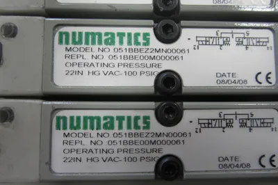 NUMATICS 051BBEZ2MN00061 PNEUMATIC VALVE STACK SET WITH 239-1384 & 239-1519