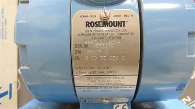 Rosemount 444RL1U1A2NA Temperature Transmitter 0 to 75 Deg C Used