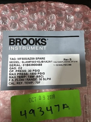 NEW Brooks Instrument SLAMF5031GJB1A2A1