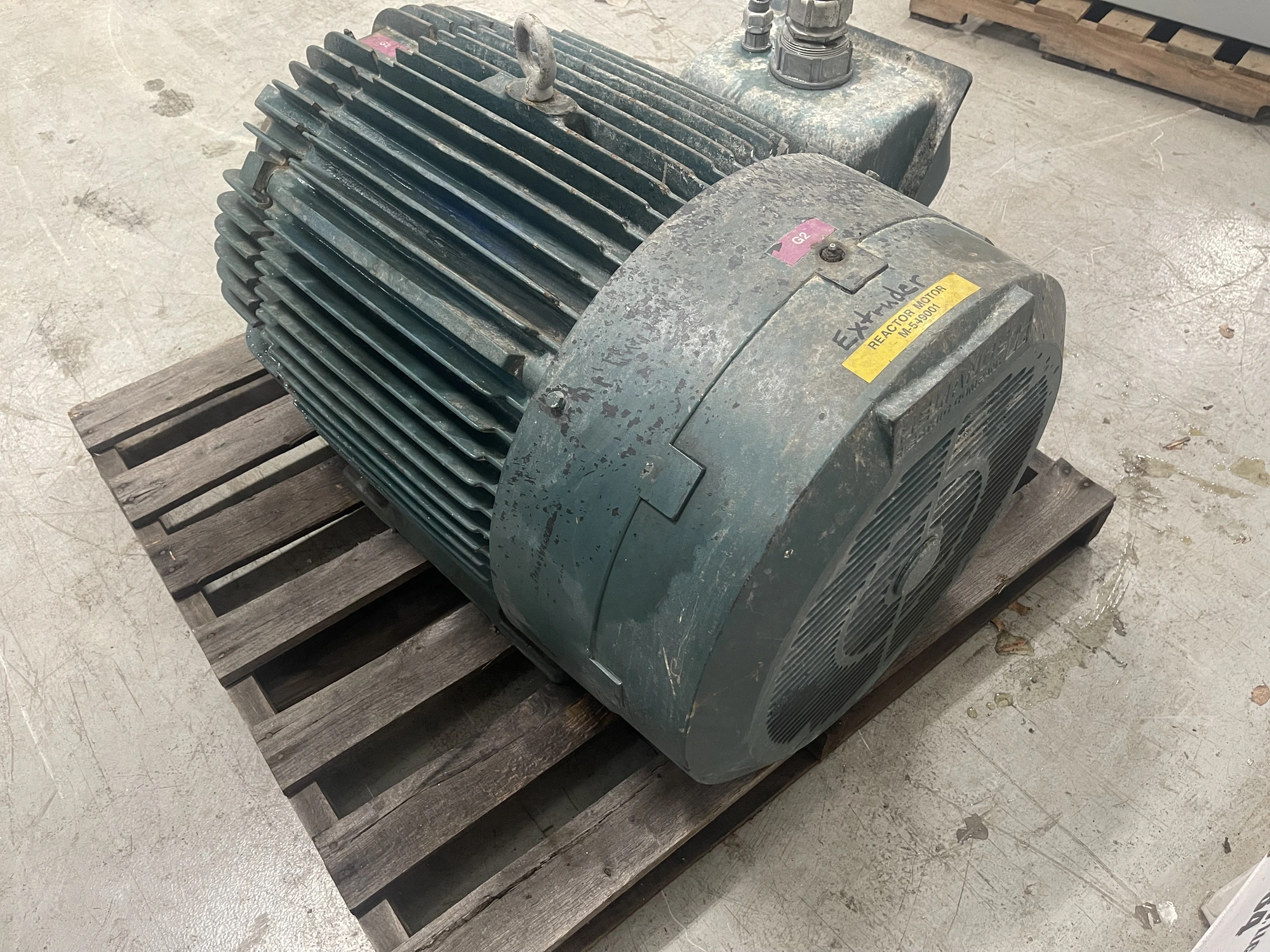 Reliance Electric 01MAN20779C001ZW Motor 1785RPM 460V 125HP 3Ph