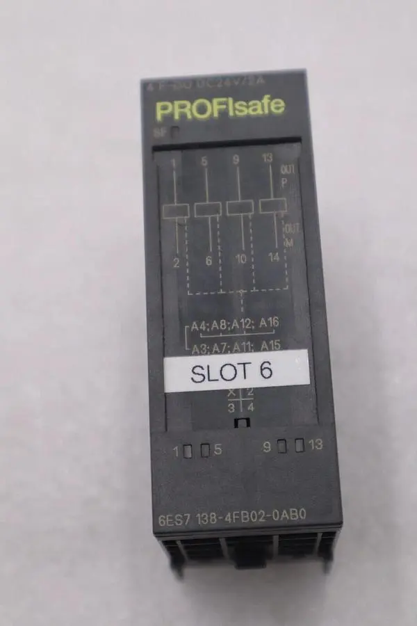 SIEMENS 6ES7 138-4FB02-0AB0 SIMATIC S7 ELECTRONIC CONTROL MODULE STOCK K-3942