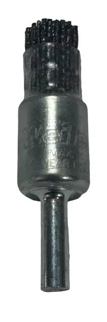 Weiler 1/2" Abrasive Nylon End Brush, .043/120CG USA Made