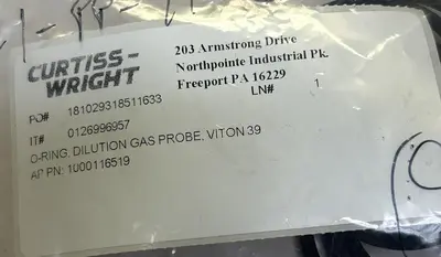 New | in-Stock CURTISS WRIGHT 1000116519 Seals & Gaskets Ohio US | Surplus Asset Holdings #1225528