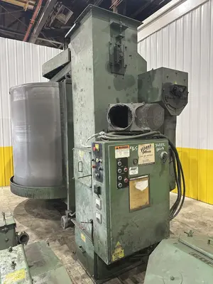 36" X 72" GOFF MODEL #3672D SPINNER HANGER SHOT BLAST CLEANING SYSTEM, NEW 2006: STOCK #22470
