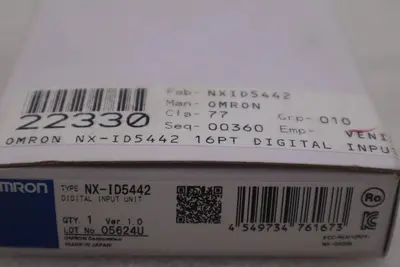 OMRON NX-ID5442 24VDC 16PT DIGITAL INPUT - STOCK GF541A
