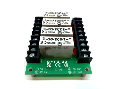 USED OPTO 22 G1 4-CHANNEL I/O MODULE RACK